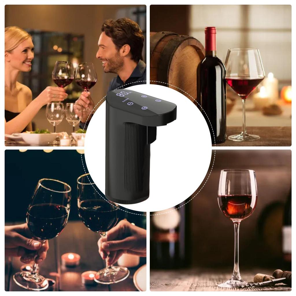 Smart Electric Wine Decanter Automatic Wine Aerator Wine Dispenser With USB Rechargeable Wine