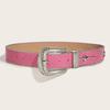 Sexy Waist Belt Jeans Belt PU Studded Diamante Belt Casual Ceinture Punk Modern Belt Street Dance Crystal Belt
