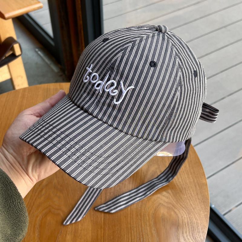 Cotton Embroidered Baseball Cap With Adjustable Strap For Summer Sun Protection