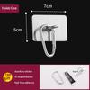 Heavy Duty No Drill Adhesive Stainless Steel Hooks Ceiling Hangers for Lanterns Hanging Plants Bathroom Storage