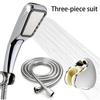 High Quality Shower Head 300 Holes High Pressure Rainfall Shower Head Set Hose Bracket