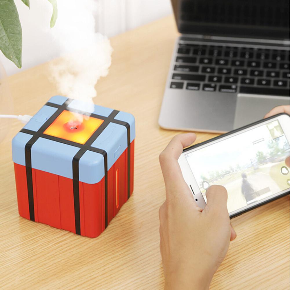 

LED Mini USB Rechargeable Hydrating Humidifier Airdrop Bag Air Purification Multi Function Humidification red