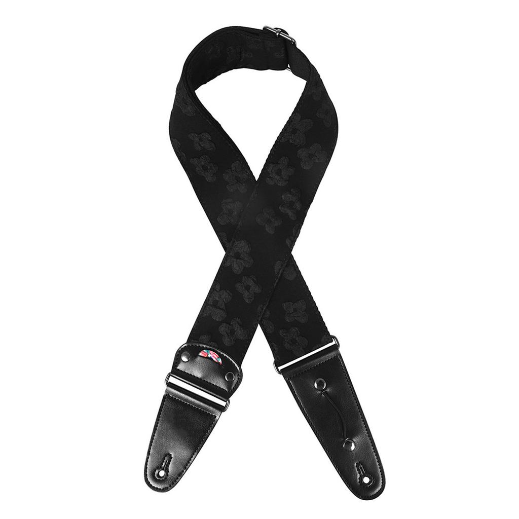 Universals Guitar Strap with Pick Pocket Adjustable Cotton Guitar Shoulder Strap Belt for Acoustics Electric Bass Guitar