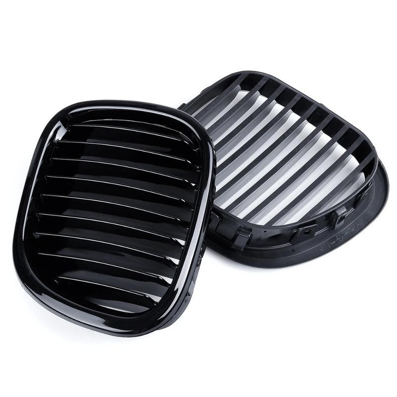 Glossy Black Car Front Bumper Kidney Grille Racing Grills For BMW Z3 1996 1997 1998 1999 2000 2001 2002 Front Kidney Hood Grille