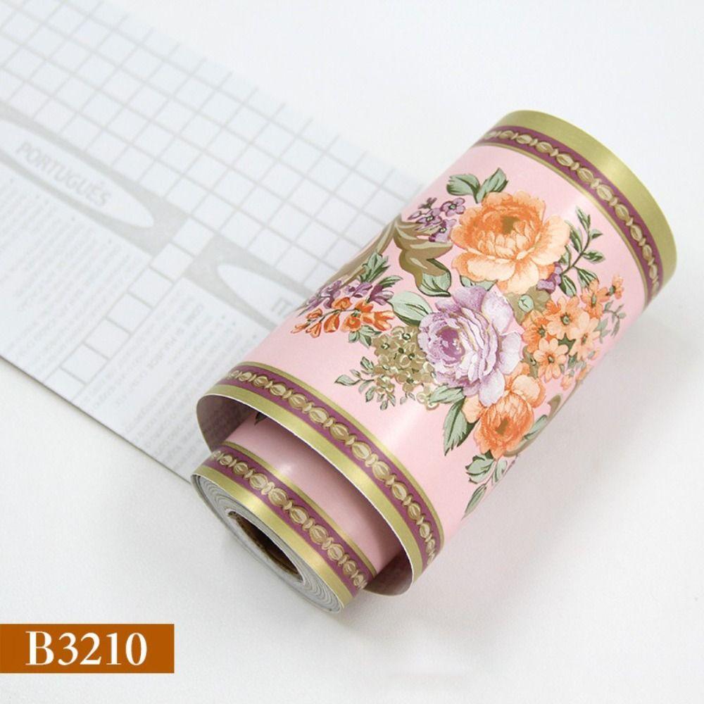 Self Adhesive Floor Tile Decal Door Frame Corner Wallpaper Home Decor Waist Line