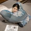 Bedside Reading Playing Sofa Cushion Retro Printing Lumbar Support Large Pads Home Bedroom Office Waist Protection Pillow Removable and Washable