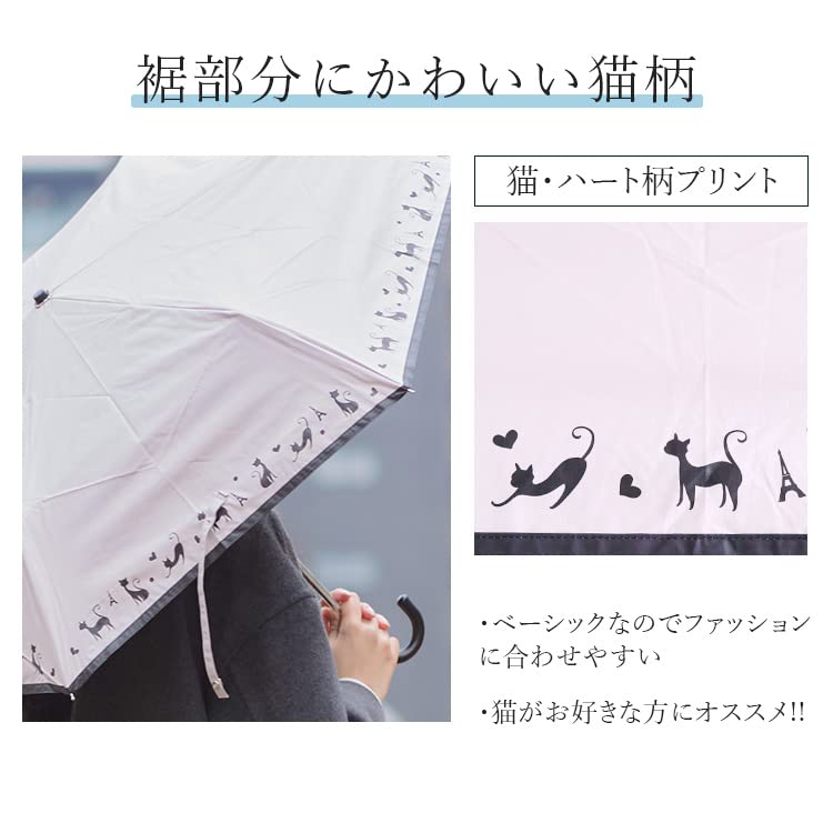 Okamoto Harajuku Store Parasol UV Protection 100 Shading Folding Complete Shading Lightweight Umbrella for Sunny and Rainy Days UV Protection Rate