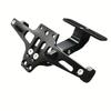 Adjustable License Plate Bracket Aluminum Zinc Zinc Alloy Turn Signal LED Lamp Holder  Motorbike Parts