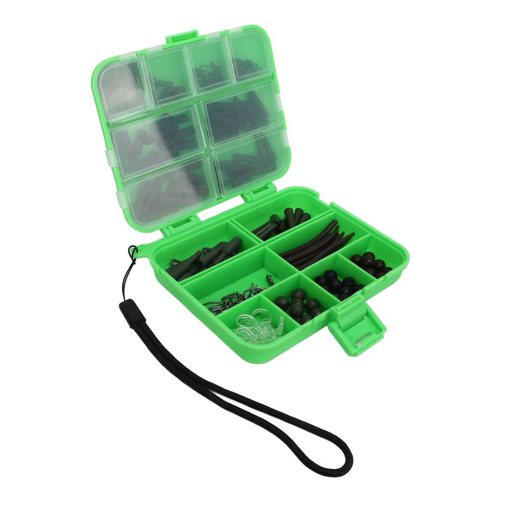 173Pcs Fishing Tools Set European Style Carp Fishing Tackle Accessories Set with Fish Hook Connection Ring for