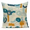 Cute Cartoon Lovely Animal Ocean Fish Octopus Polyester Sofa Home Pillows Cushion Cover For Living Room Decoration Pillowcase