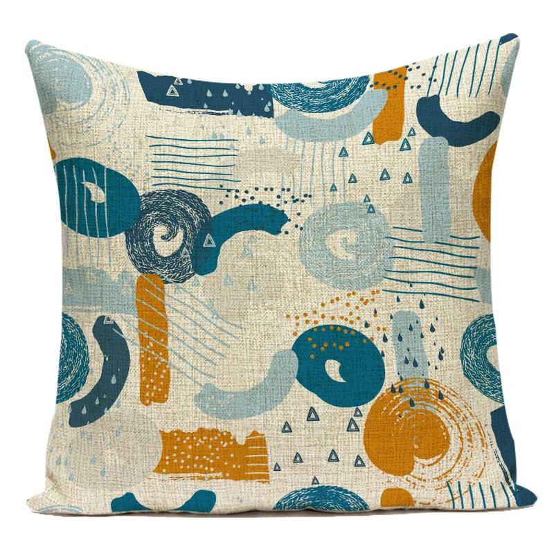 Cute Cartoon Lovely Animal Ocean Fish Octopus Polyester Sofa Home Pillows Cushion Cover For Living Room Decoration Pillowcase