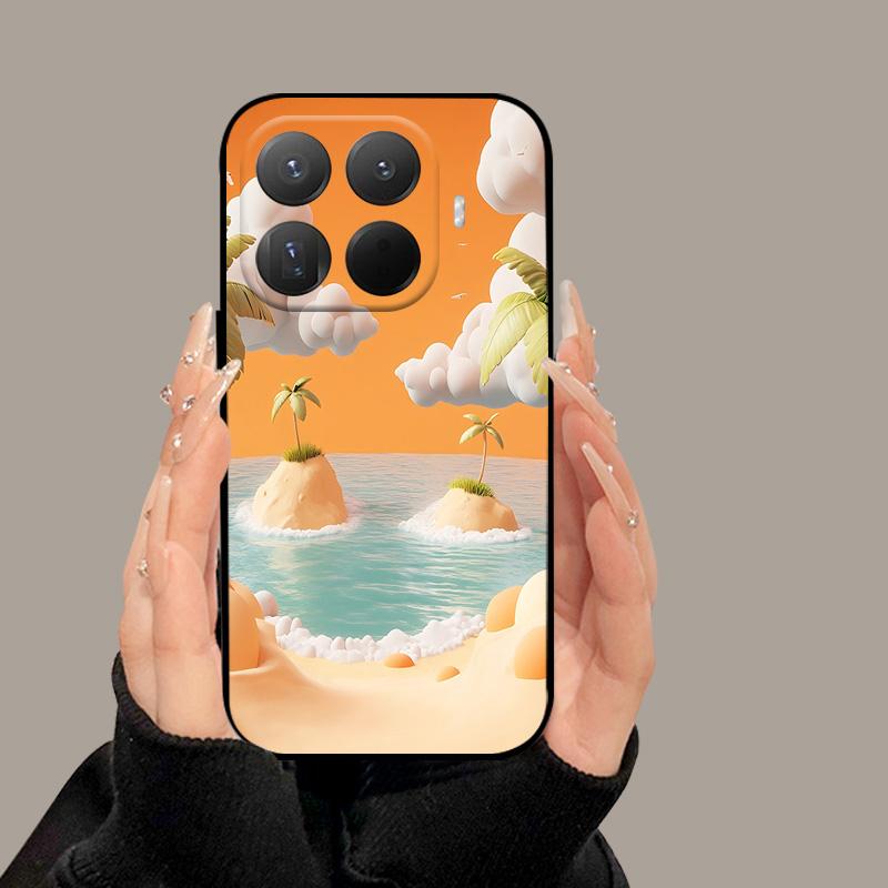 For Xiaomi 15T Pro / 15T Case Fashion Painted Soft Matte Silicone Back Cover For Xiaomi 15 T 15T Pro 5G Full Phone Shell Coque