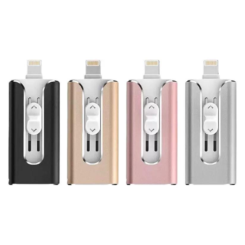 Multifunctional 4-in-1 OTG USB Flash Drive for Apple Phones - Available In 64GB & 32GB