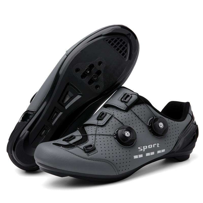 Road bike lock shoes men's cycling shoes hard sole unlocked cycling shoes mountain cycling shoes