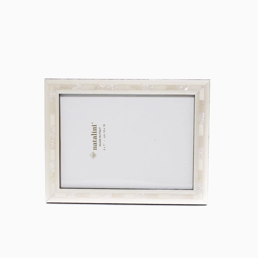 Natalini Photo for Interior Photo Holder Frame, Italian-made, Handmade, White, Wooden, Decor,