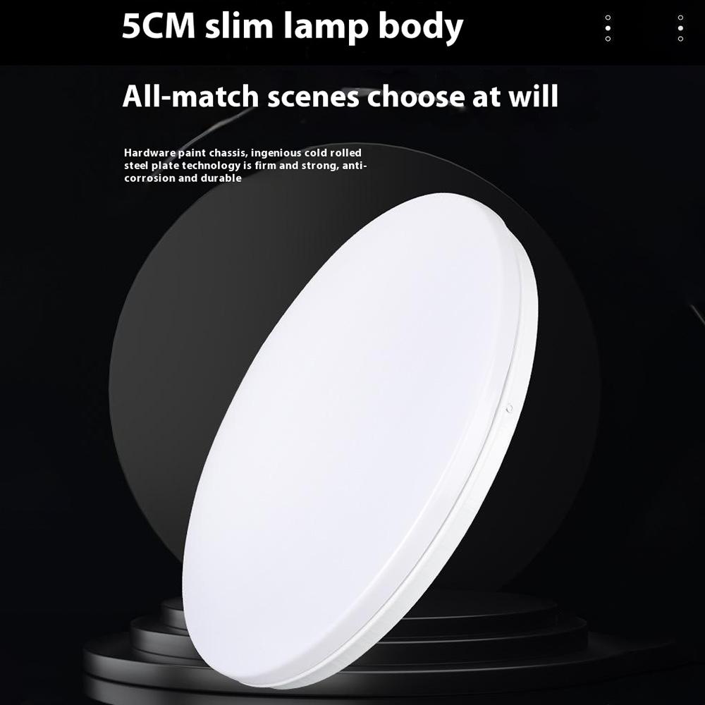 18W 32cm Round Ceiling Lamp Modern Ultra Thin LED Light for Bedroom Corridor Balcony
