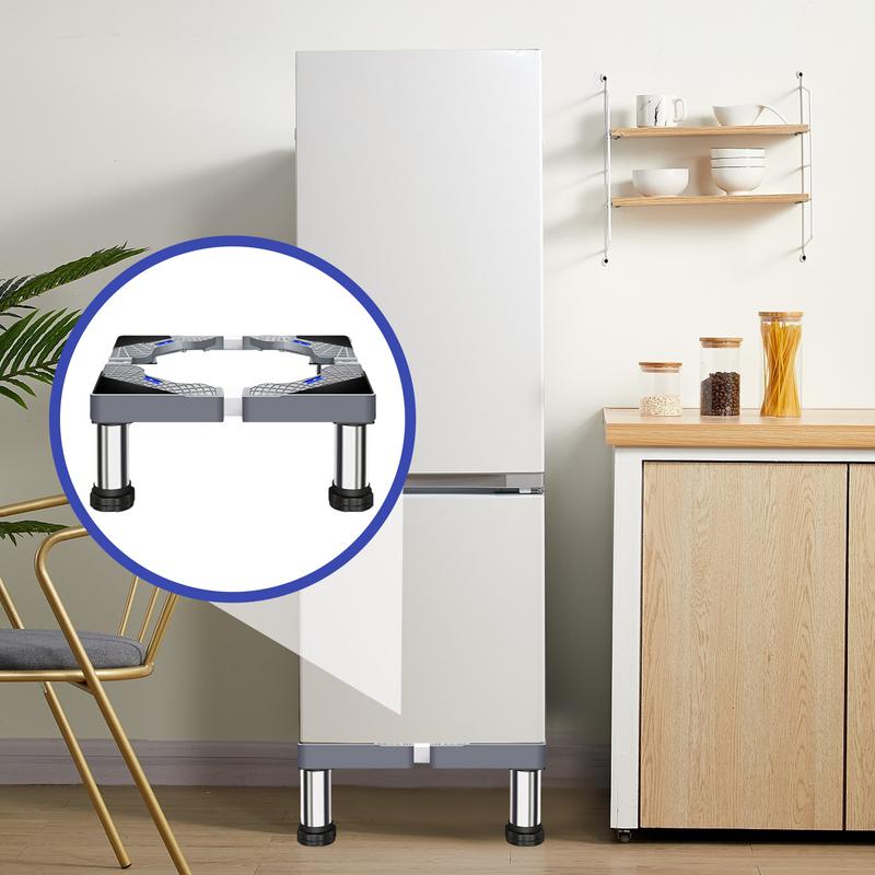 Heavy Duty Washer Stand Universal Stainless Steel Washer Dryer Stand Washing Machine Riser Heavy Duty Laundry Pedestal United States