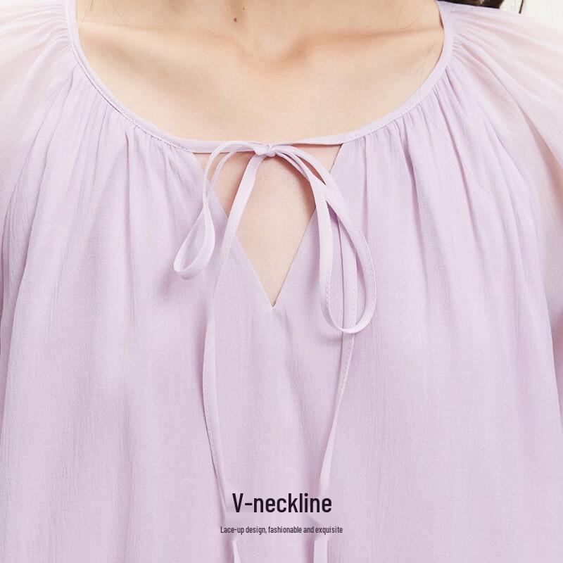 VEROMODA Summer V-Neck Pleated A-Line Dress