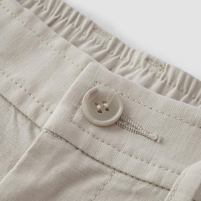 Semir Men's Cotton Linen Loose Straight Casual Pants