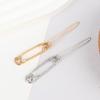2Pcs Punk Personalized Punk Minimalist Girl Hairpin Hair Accessories Snap-On Side Clips Bangs Clips