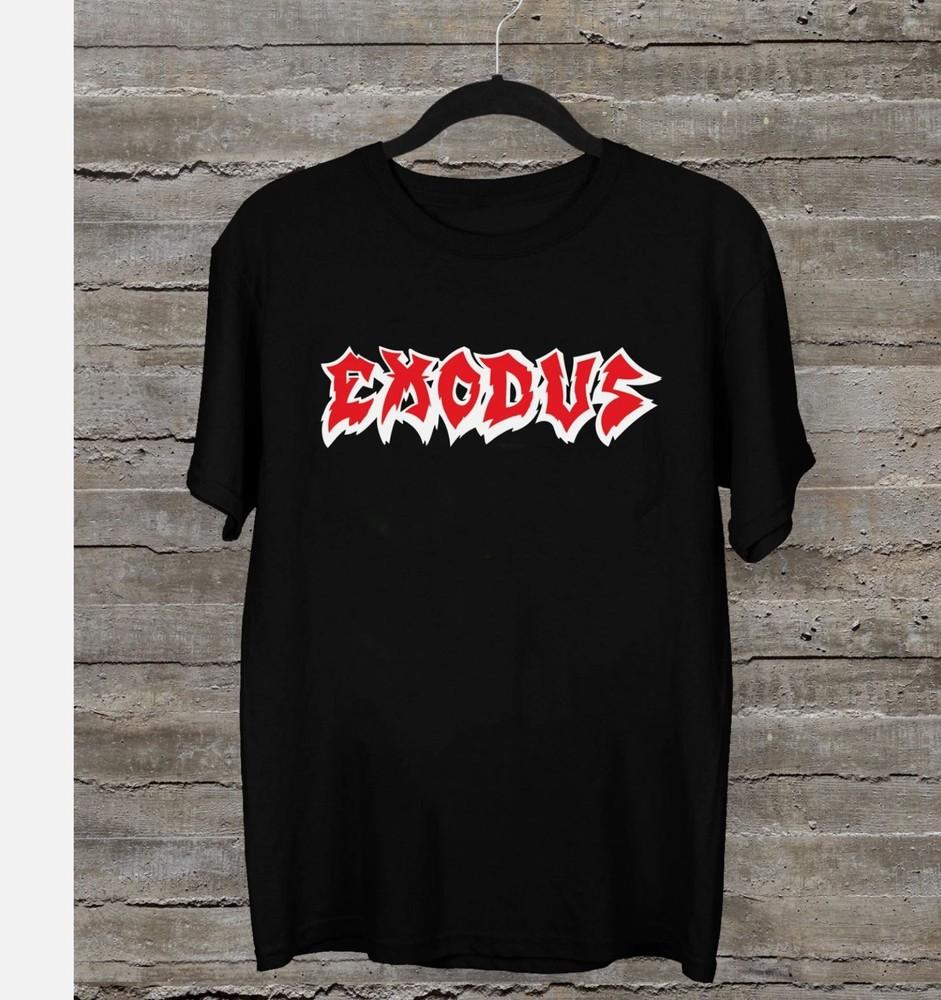 

Rare Exodus Band logo Classic Short Sleeve Black All Size TShirt Unisex T-Shirt S