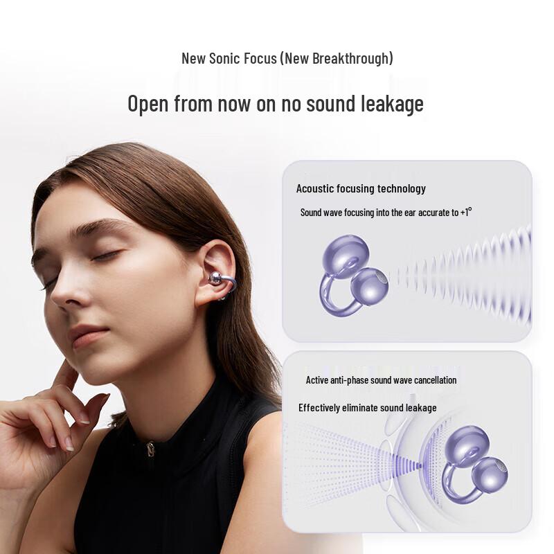 SANAG S7S AI Clip-on Bluetooth Earbuds