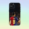Football Barcelona P-Pedri 8 Phone Case For iPhone 17,16,15,14,13,12,11 ,Soft Silicone Black Cover