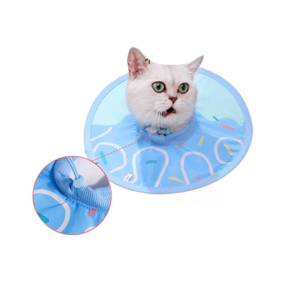 Cat Recovery Cone Collar Protective Soft E-Collar for Cats and Small Dogs Lightweight Pet Cone After Surgery Stop Licking Wounds