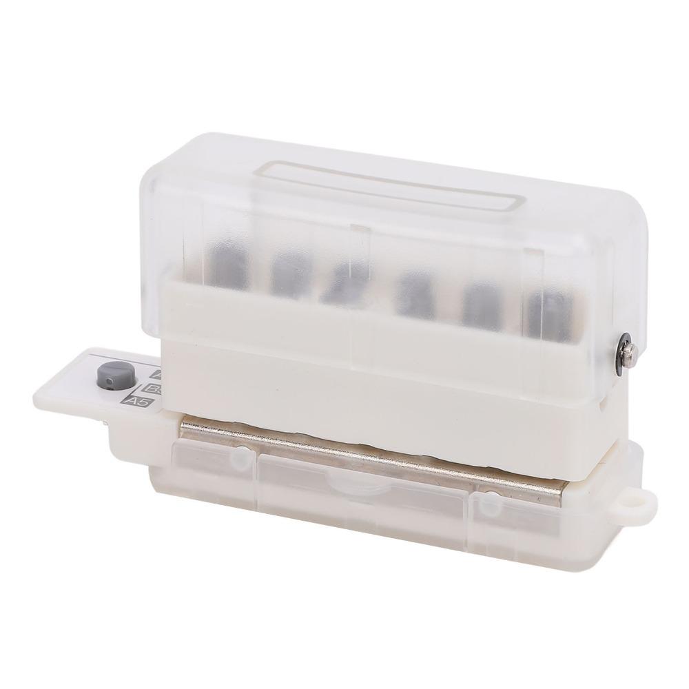 ABS Loose Leaf Punching Machine Practical Manual Puncher Lightweight Paper Puncher Scrapbook
