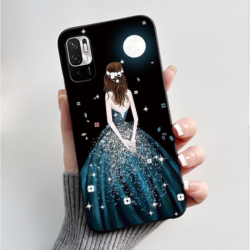 Luxury Fashion Butterfly Flower Case For Redmi Note 10 10T JE Phone Case For Xiaomi Redmi Note10T JE Soft Silicone Cover Casing