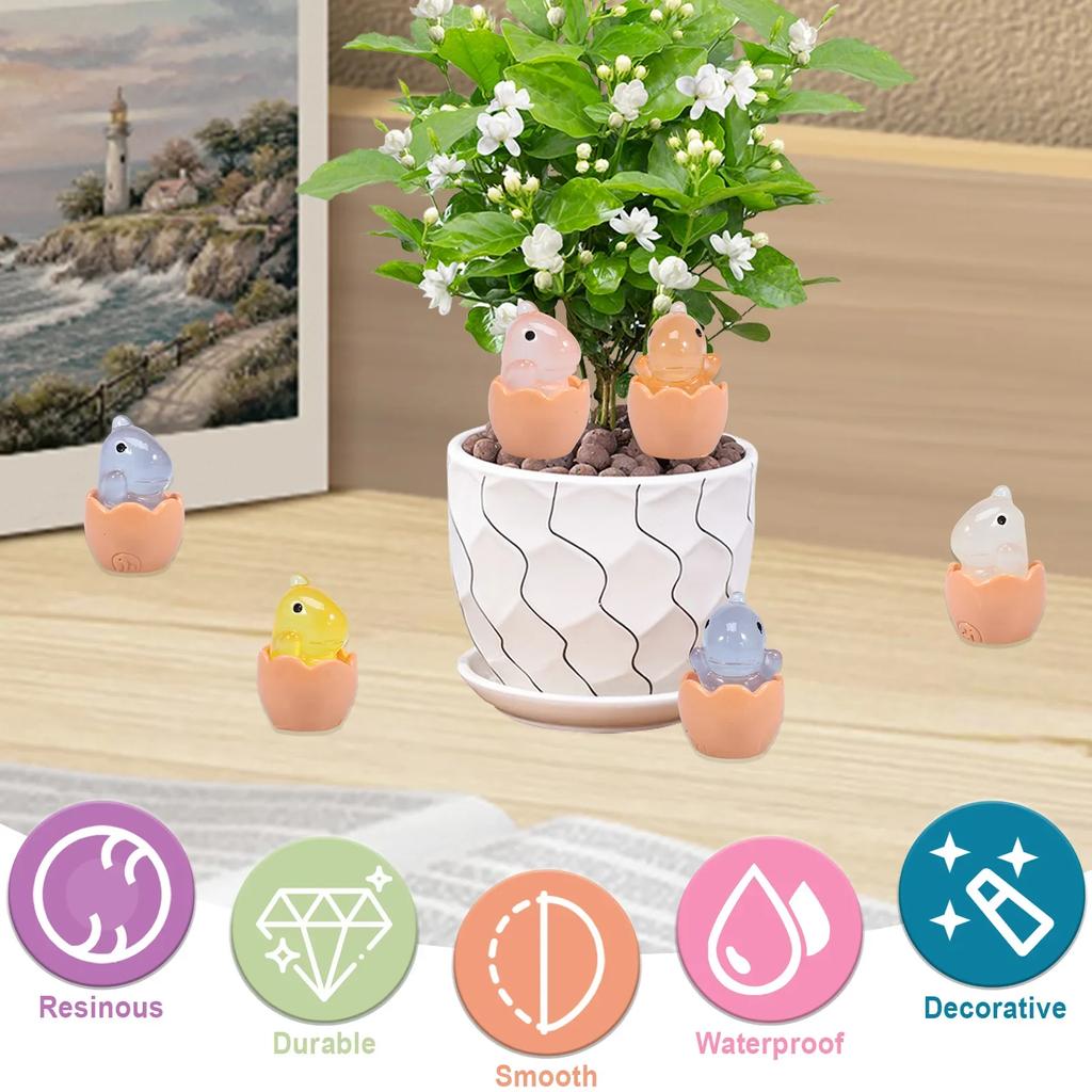 150/50PCS Mini Luminous Dinosaur Glow in The Dark Figures Resin Tiny Animal Figurines for Fairy Landscape Garden Aquarium Decor