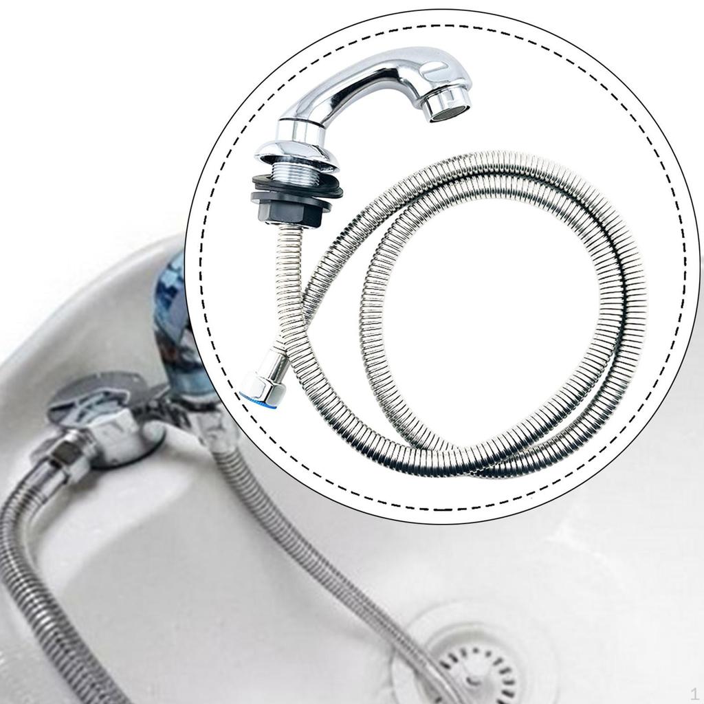 Shampoo Sink Bowl Sprayer Replacement Part Hose and Kit 47.24inch for Dog