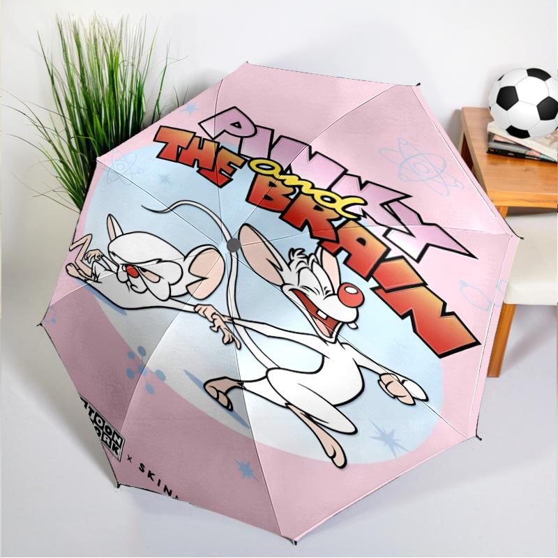 Pinky Brain Adventure Umbrella 8-Frame for Travel, Camping, Casual Lightweight Portable Umbrella, Essential for Every Family Holidays Gift