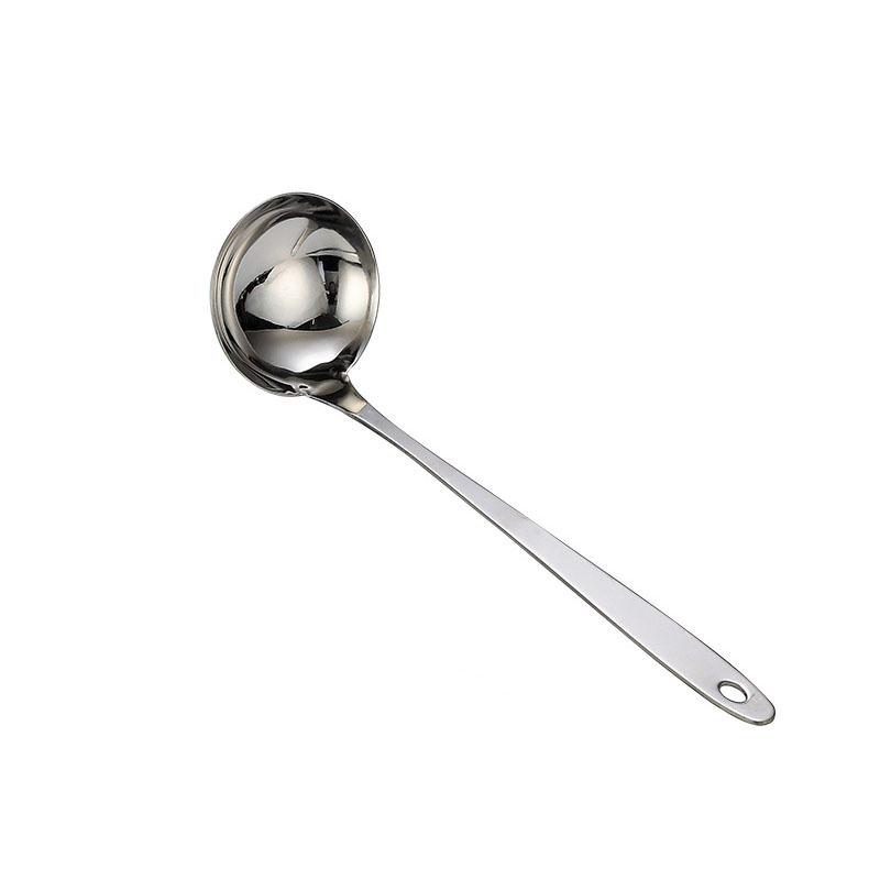 Stainless Steel Long Handle Spoon Colander Soup Spoons Hot Pot Scoop Cooking Utensils  For Hot Pot Home Kitchen Tableware