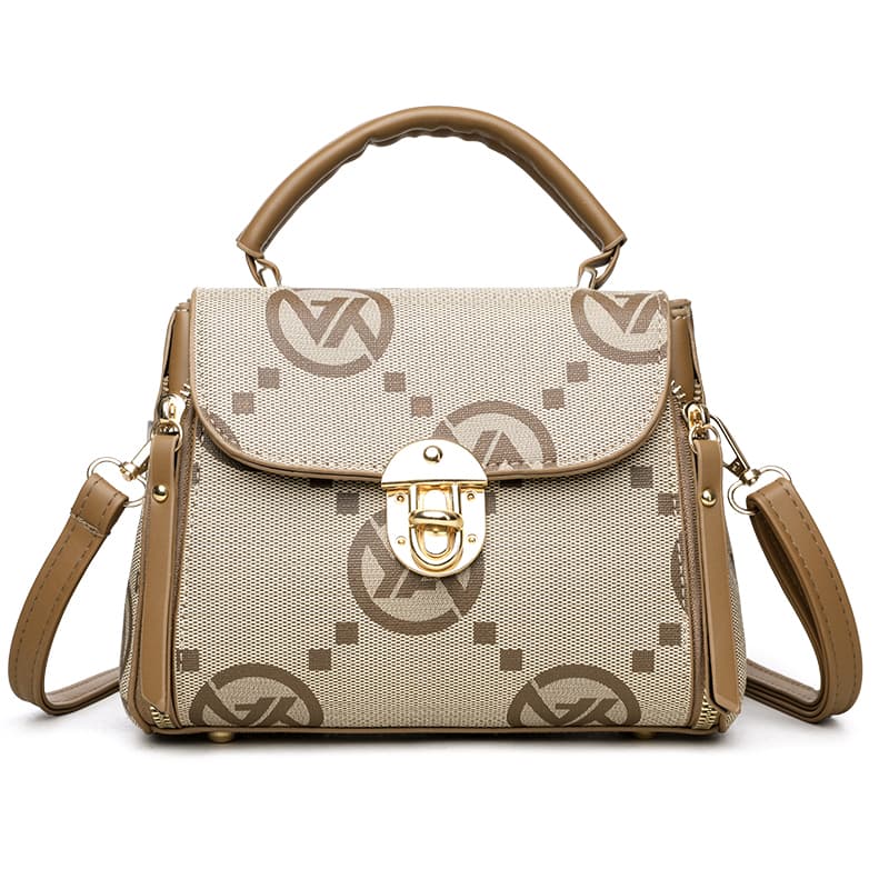 

Винтажная сумка-тоут с принтом букв, простая сумка через плечо