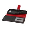 For iPhone 16e Stand Case Litchi Texture Genuine Cow Leather Wallet Phone Cover RFID Blocking