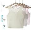 Girls' Training Camisole Vest - Anti-Bulge, Thin Strap, Stage One Bra for Big Kids