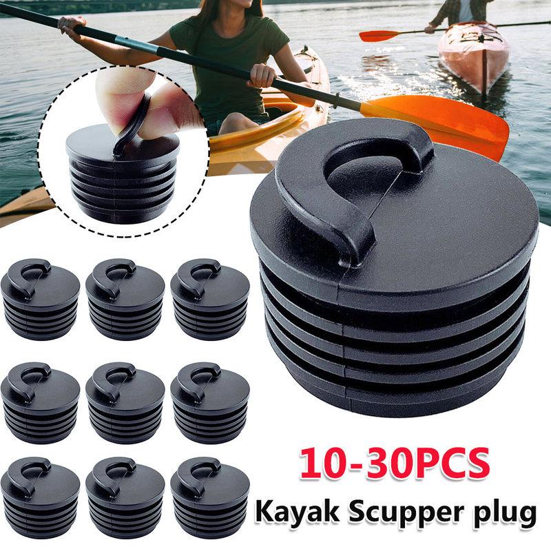 30-10PCS Kayak Scupper Stopper Universal Rubber Drain Holes Plugs 40mm Drain Hole Bungs Kayak Scupper Plugs for Kayak Canoe Boat