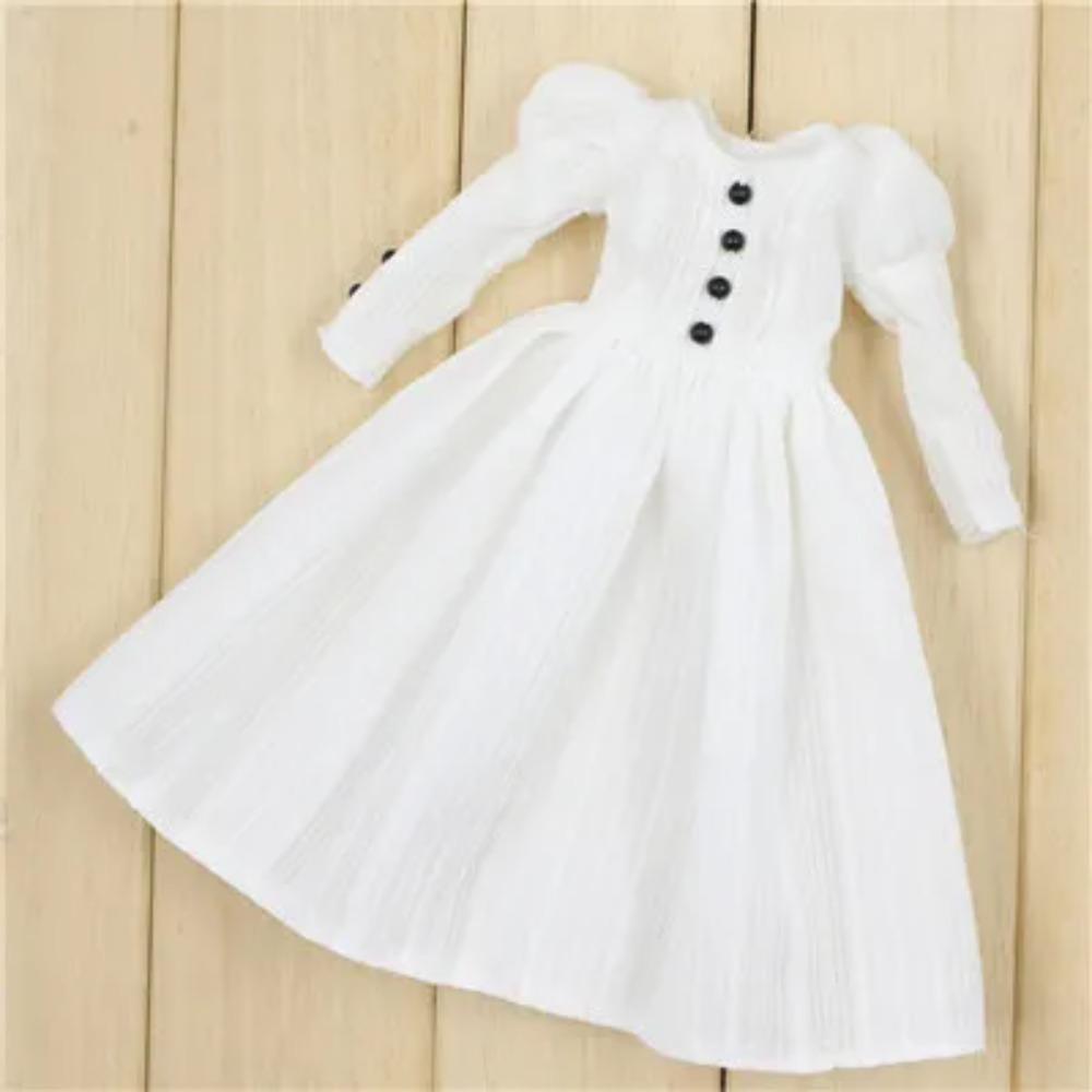 

Наряды для куклы Блайз цельное простое белое платье простой костюм для переодевания для 1/6 azone BJD ICY DBS белый