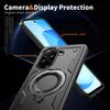 For Xiaomi Redmi A5 4G (171.7mm)/Poco C71 4G Magnetic Case Military Protection PC + TPU Kickstand Phone Cover