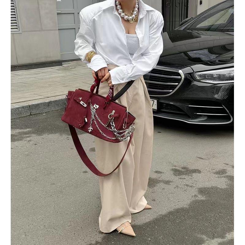 Fashion Style New Design Sense High Waist Temperament Mop Casual Pants High Waisted Casual Pants