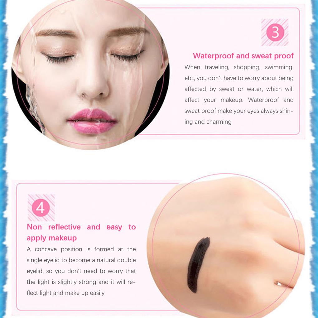 600Pcs One-time Invisible Eyelid Stickers Eye Strips Long Lasting Double Fold Tape Mini Transparent Sing-use Beauty Tools