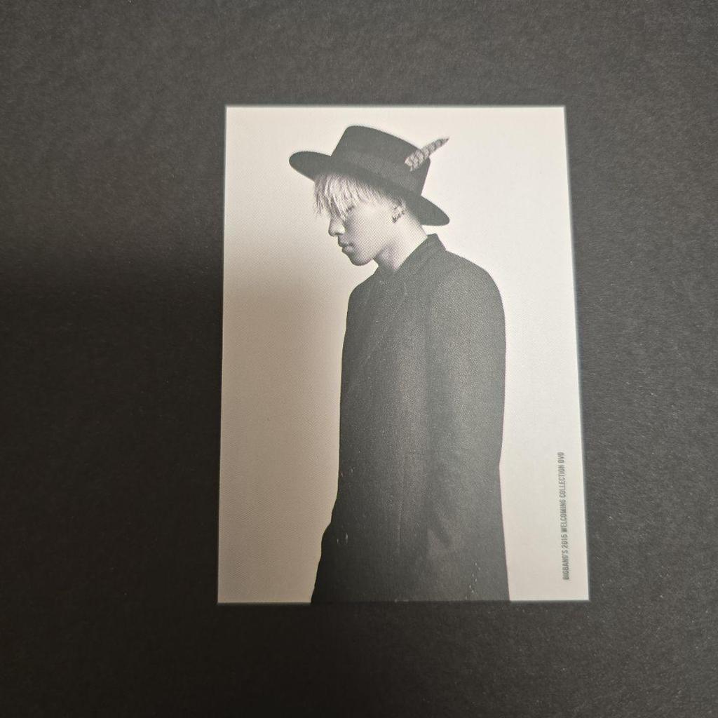 [USED] BIGBANG 2015 WELCOMING SOL Taeyang Mini Photo Card