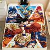 Dragon Ball Charaktere Druck Flanelldecke, Hohe Qualität, Bequem für Alle Jahreszeiten, Heimdekoration, Wärme und Komfort, Perfekt für Weihnachtsgeschenke