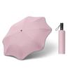 Creative Three-fold Automatic Rounded Corner Umbrella with Reflective Edges Rain or Shine Fully Automatic Vinyl Umbrella
