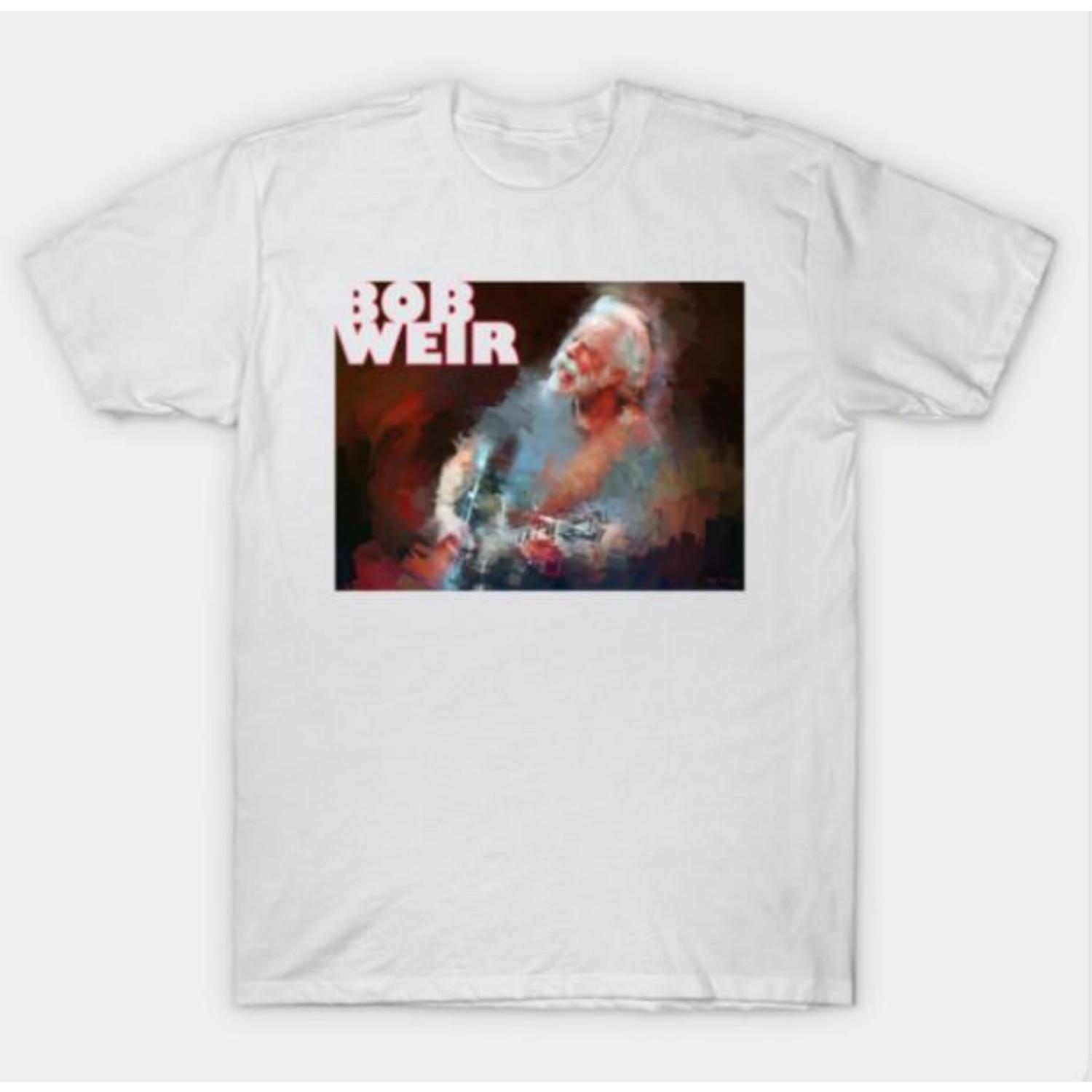 Bob Weir Musician Guitar Player 19472026 Tshirt S To 5XL UR543 Unisex T-Shirt S чёрный