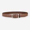 Women's 2024 Genuine Leather Belt - Versatile, Soft Cowhide Waistband for Jeans, Decorative Black.