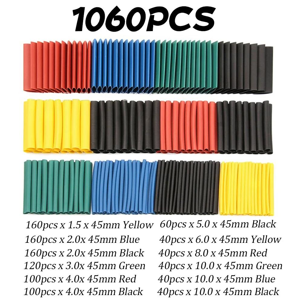 Heat-shrink Tubing Thermoresistant Tube Heat Shrink Wrapping Kit Electrical Connection Wire Cable Insulation Sleeved Protecter