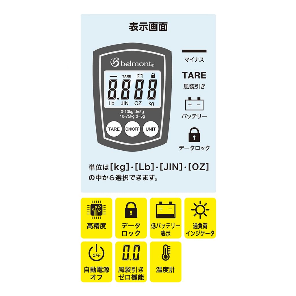Belmont Digital Scale 75 MP-182