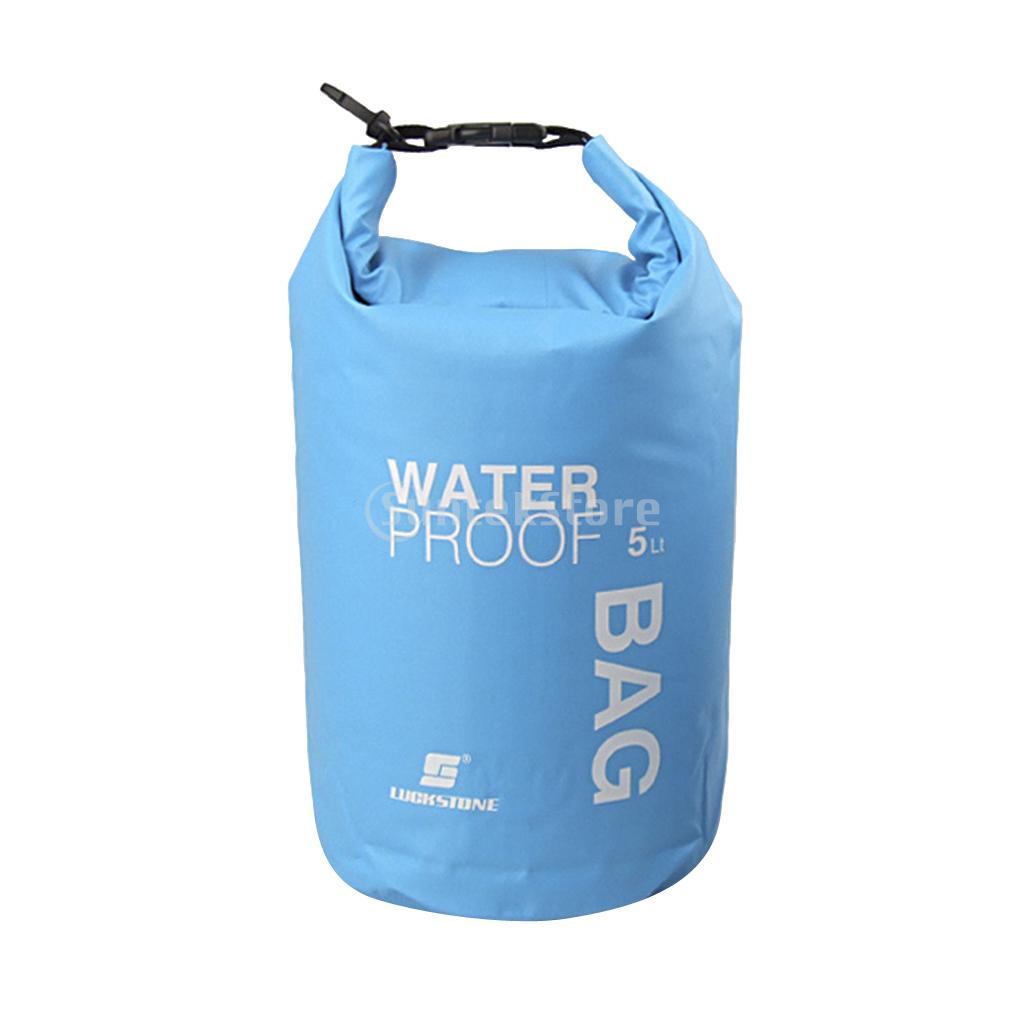 2L/5L/10L Waterproof Dry Bag Pack Sack Swimming Rafting Kayaking River Trekking Floating Sailing Canoing Boating Water Bag